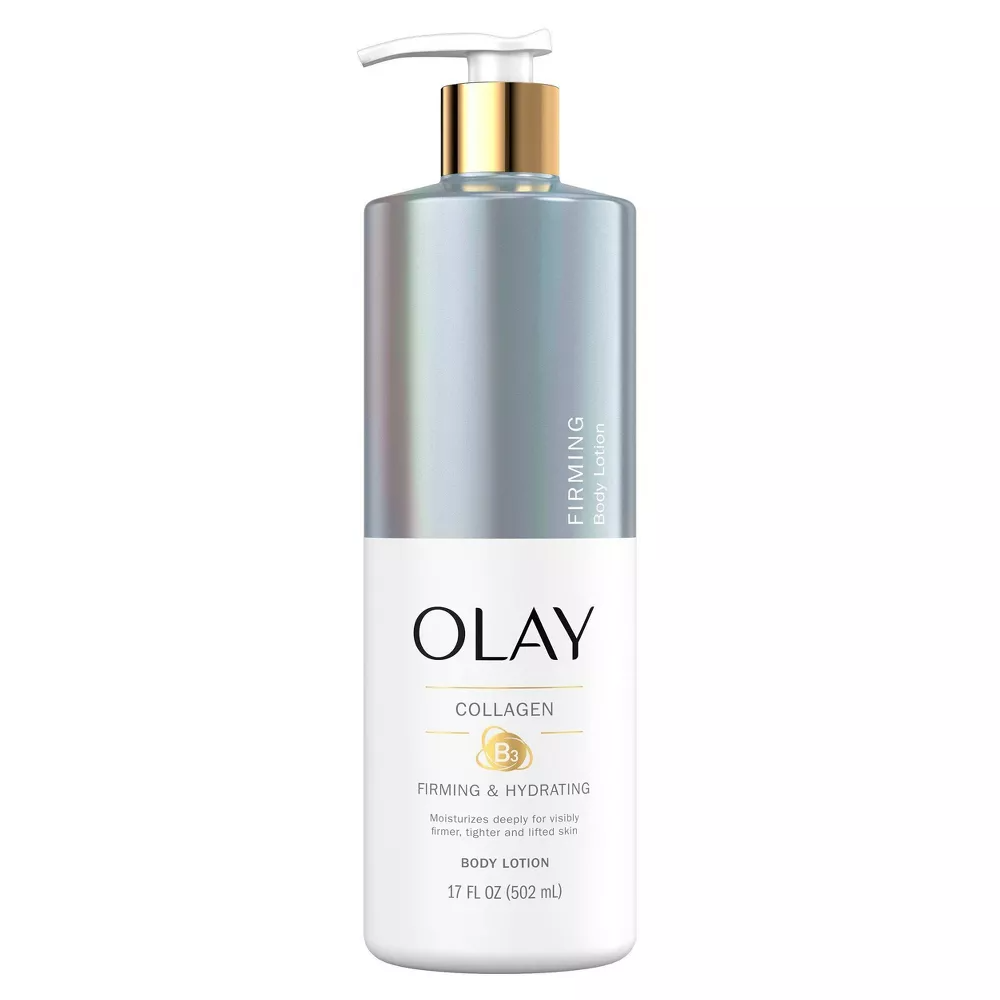 Olay Firming and Hydrating Body Lotion Pump with Collagen, 17 Oz